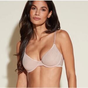 Cosabella Soire Confidence Molded Underwire Sheer Mesh Bra 34C
